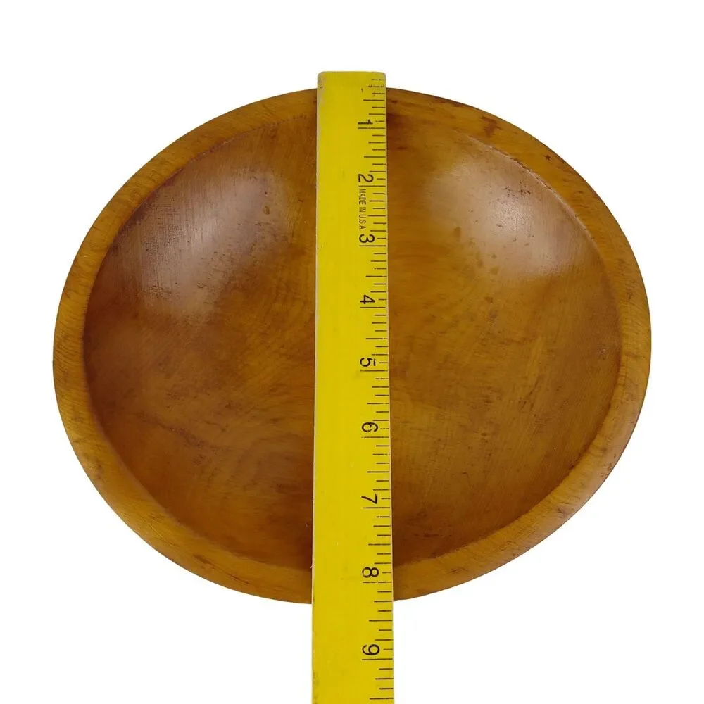 Munising Maple Primative Wood Bowl 9.25 X 8.25